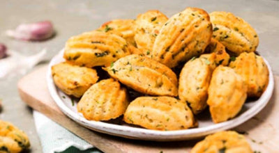 Mini madeleines au beurre d'ail