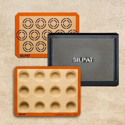Kit mini-twist tarte - moule silicone + 6 cercles Ø 80 mm - Pâtisserie -  Parlapapa