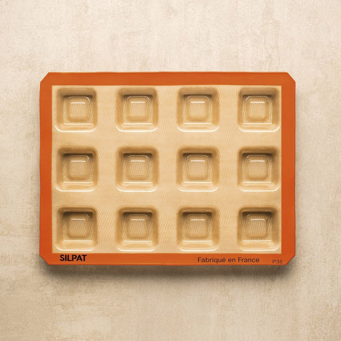 silpat Moule 12 savarins carrés